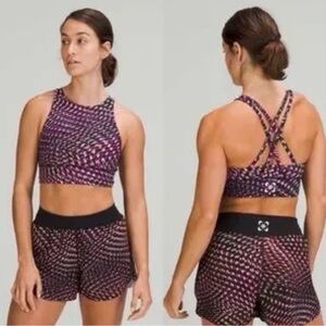 NEW LULULEMON RARE Seawheeze High Neckline Energy Sports Bra